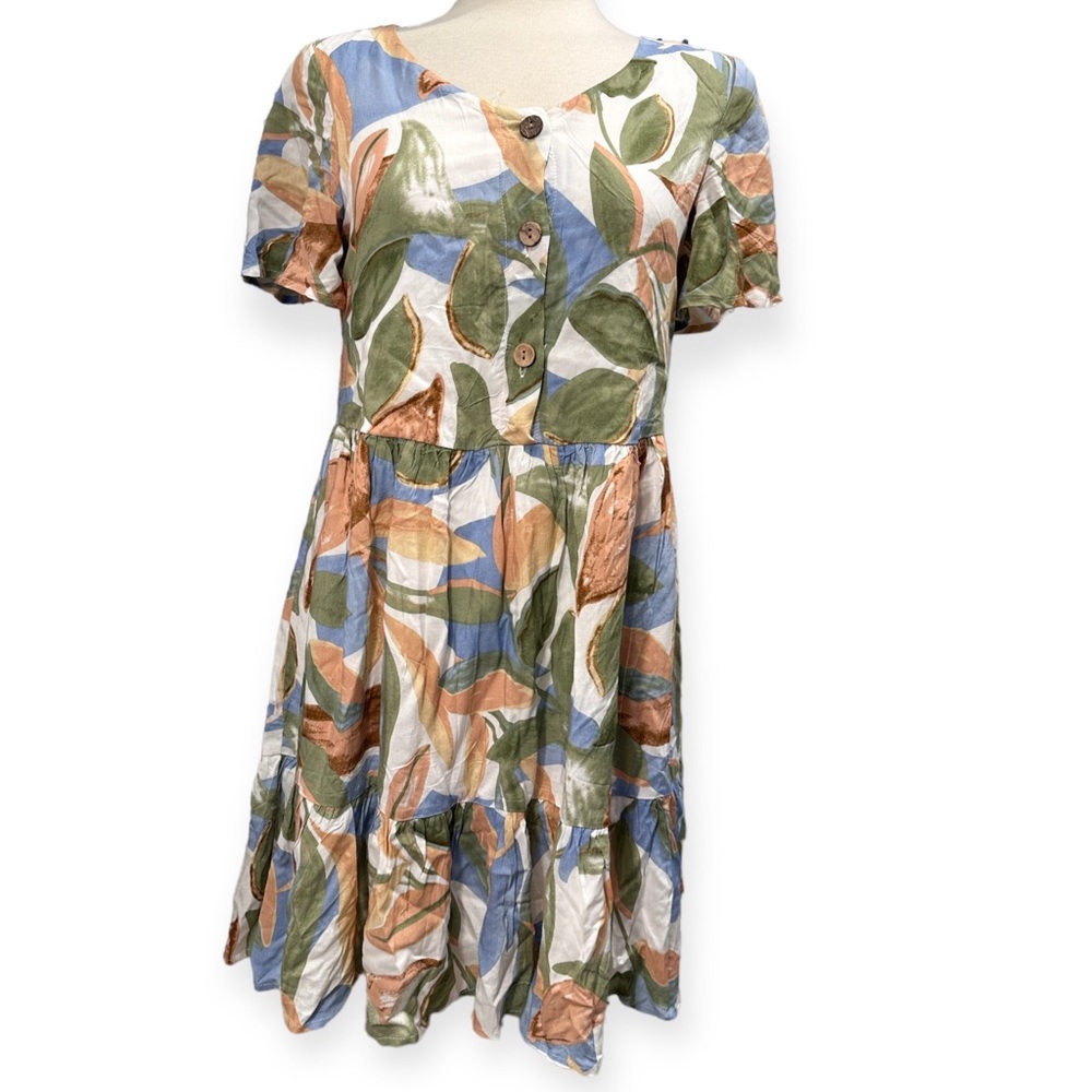 Ally Hawaiian Fit and Flare Mini dress 10